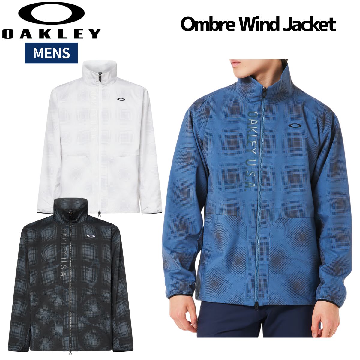 楽天市場】オークリー OAKLEY Ombre Wind Jacket US規格 ゴルフウェア