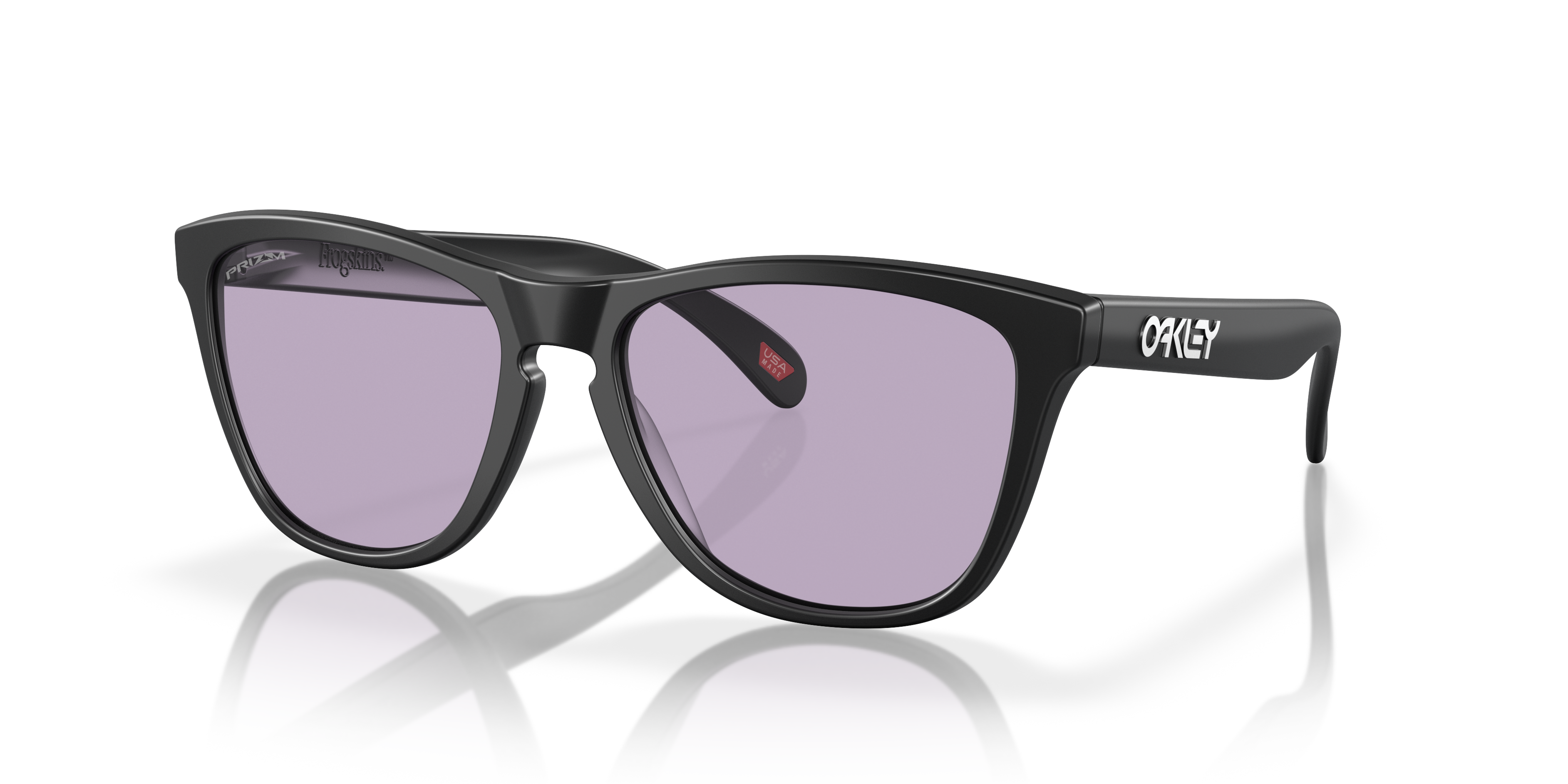 Frogskins™ (Low Bridge Fit) Prizm Black Polarized Lenses, Matte