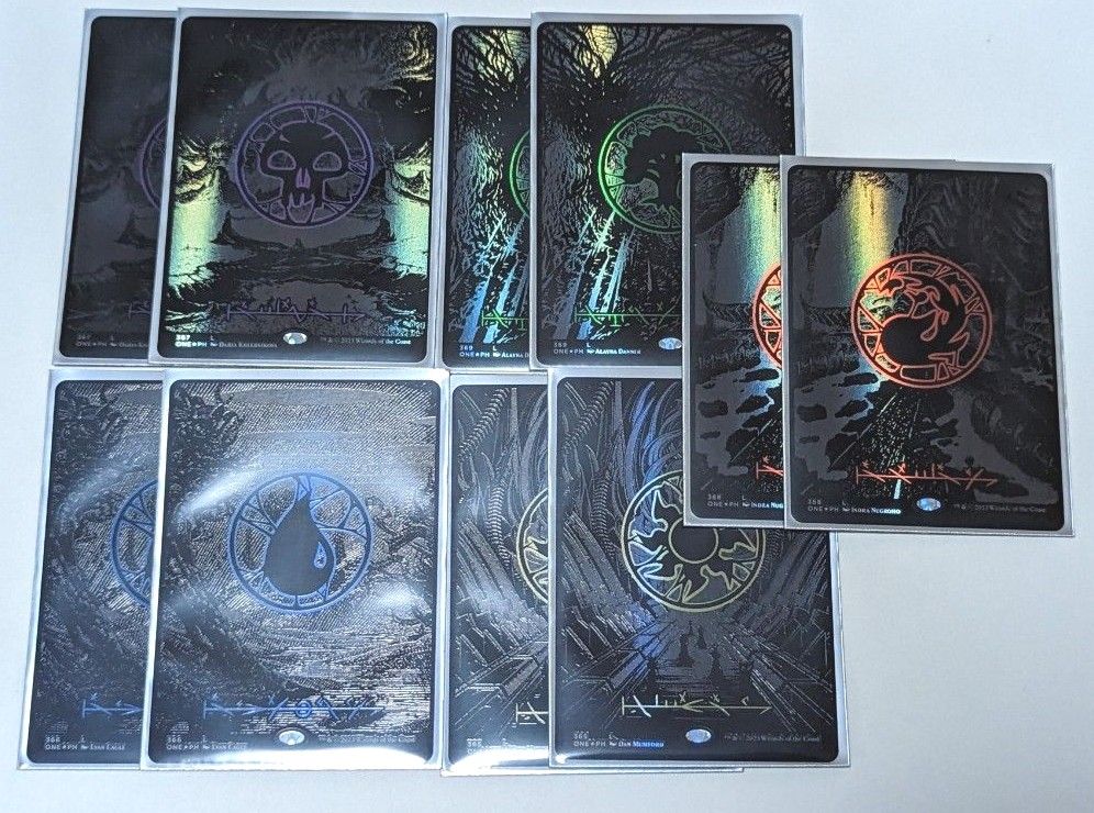 オイルスティック 基本土地 島 34枚 ファイレクシア MTG オイル