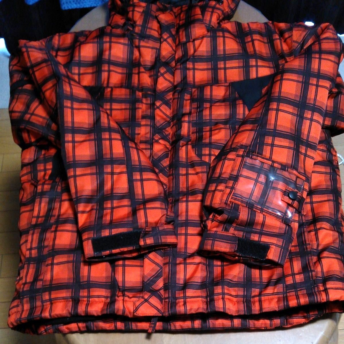 VAXPOT スキーウェア スノーボードウェア 上下セット レッドチェック