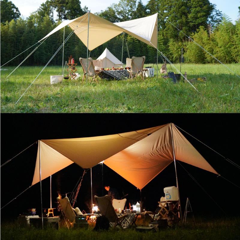 S'more/スモア Tarppi Square-400 ポリコットン生地のスクエアタープ