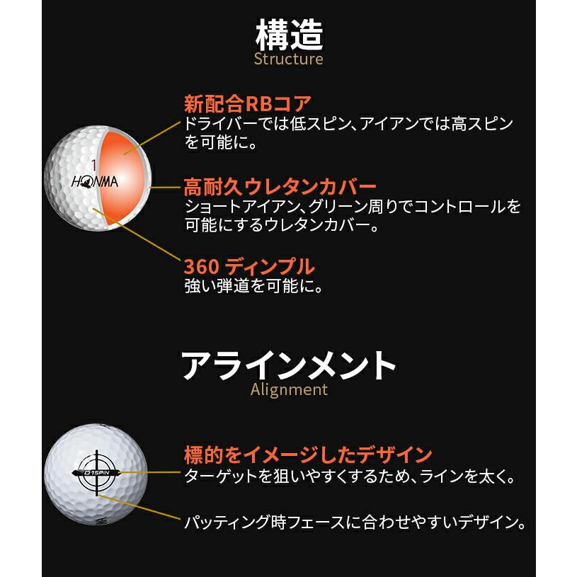 HONMA D1 送料無料 まとめ買いがお得！3ダースセット ホンマ ゴルフ