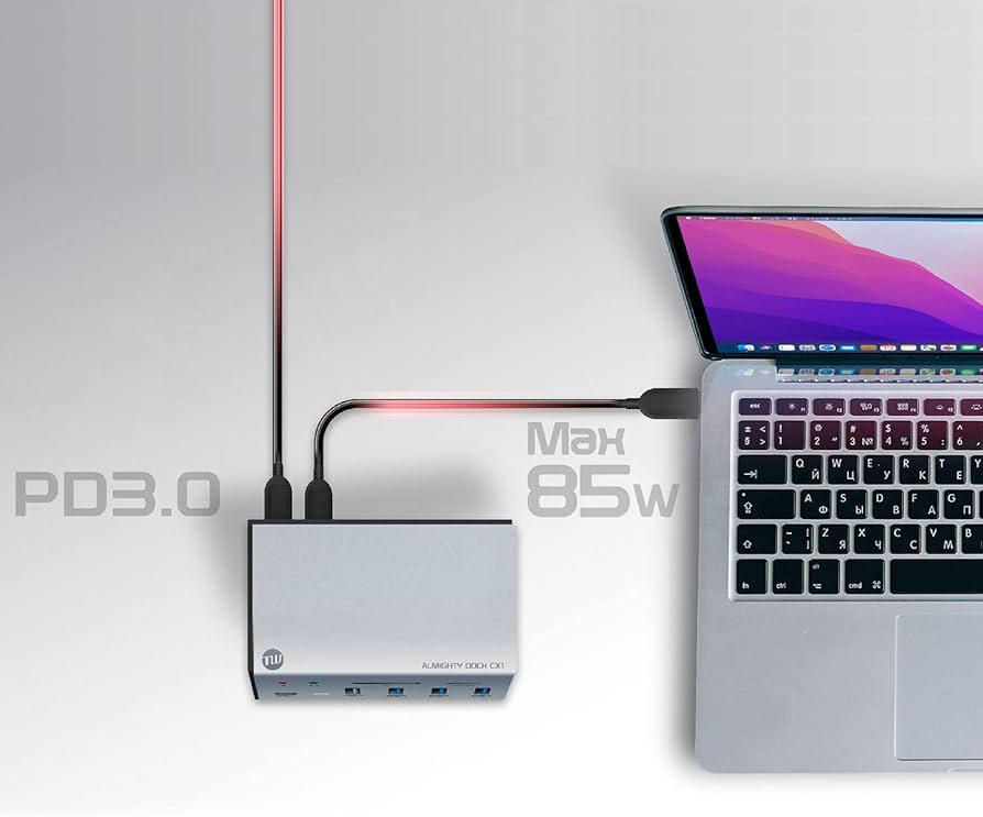 Amazon | TUNEWEAR ALMIGHTY DOCK CX1 17-in-1 USB-Cハブ 最大3画面