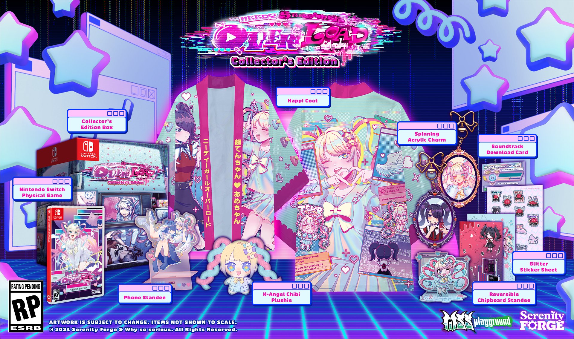 Switch版『NEEDY GIRL OVERDOSE』のパッケージ版が海外向けとして発売