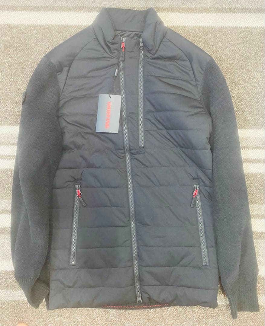 MS WINDBLOCK KNIT BLOUSON ブラック L MEN'S WINDBLOCK MOLE YARN KNIT BLOUSON（メンズ ウィンドブロック