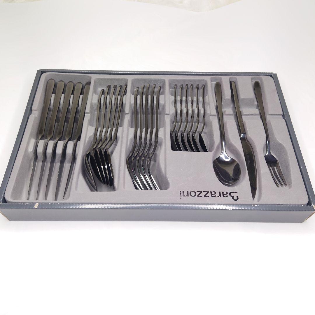 新品未使用】バラゾーニ カトラリーセット 24P チタンシャイン - メルカリ