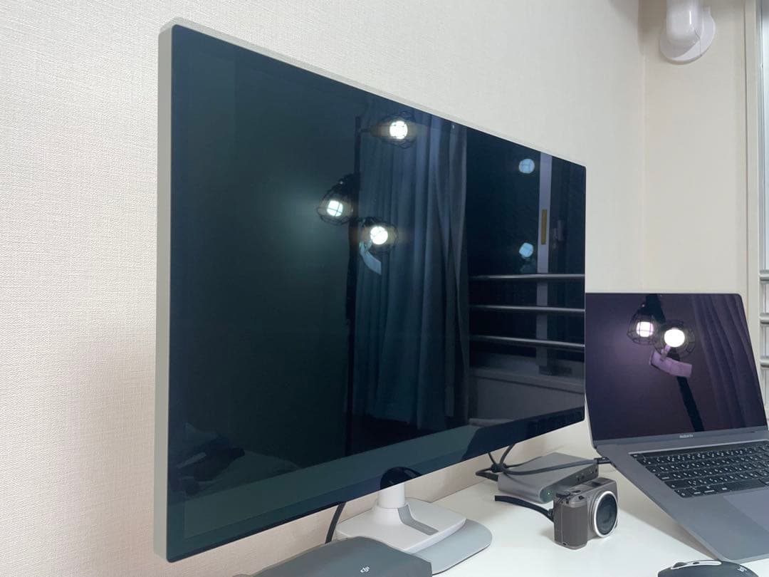 YK4点セットAppleStudioDisplayモニターアームキーボード SANWA SUPPLY（サンワサプライ） モニターアーム＋キーボード台