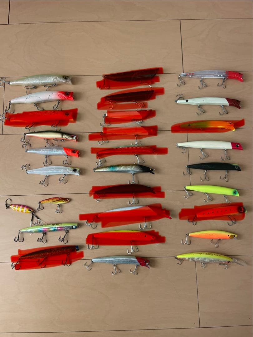 メガバス タックルハウス　など　ルアーセット Megabass - シーバスルアーセット 23点 ケース付きの通販 by 01's shop