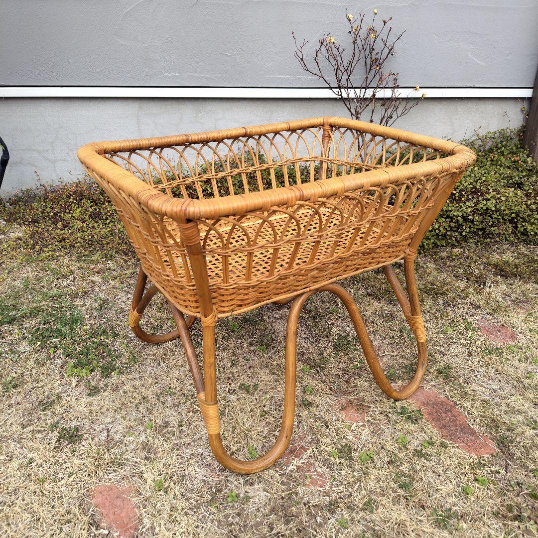 籐かご 収納 お風呂場 洗面所 昭和レトロ 自然素材 ランドリー 籐かご 収納 お風呂場 洗面所 昭和レトロ 自然素材 ランドリー 籐かご