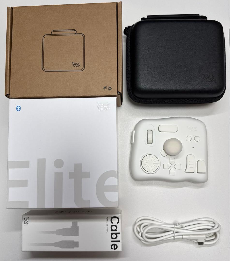 TourBox Elite アイボリーホワイト ケース・USBケーブル付き 楽天市場】【送料無料】TourBox Elite - クリエイター向けの究極