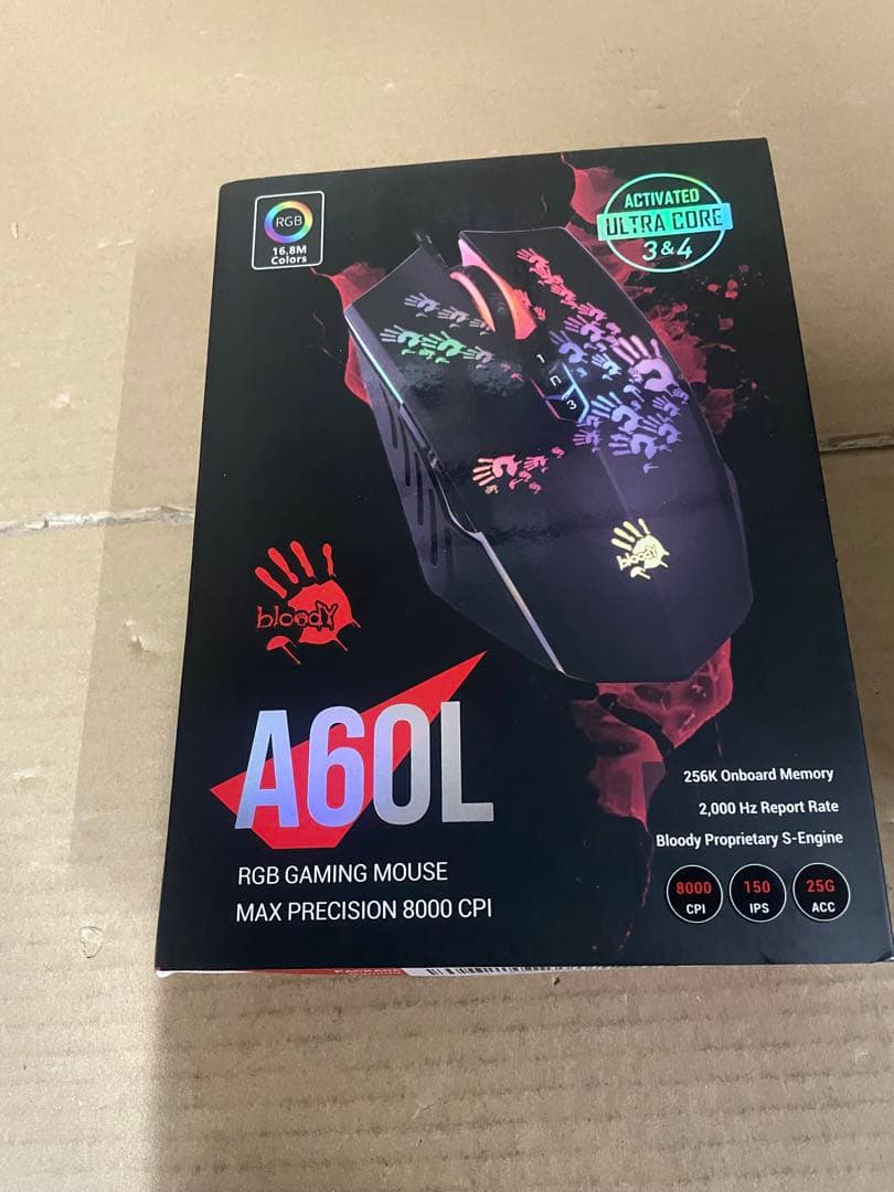 Bloody A60L 光学式ゲーミングマウス ライトストライク(LK) Amazon.com: Bloody A60L Optical Gaming Mouse with Light Strike (LK