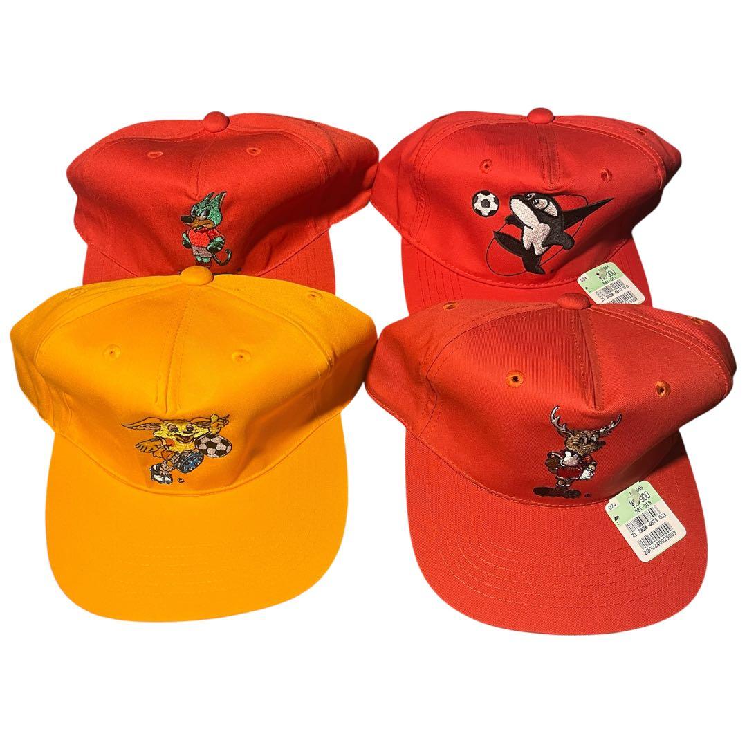 90sデッドストック Jリーグ公式マスコットキャップ12点セットタグ付