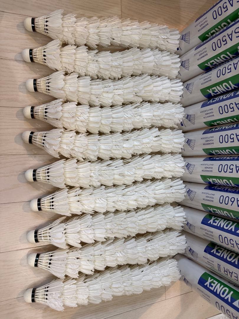 ヨネックス 中古シャトル エアロセンサー500 120球 - メルカリ