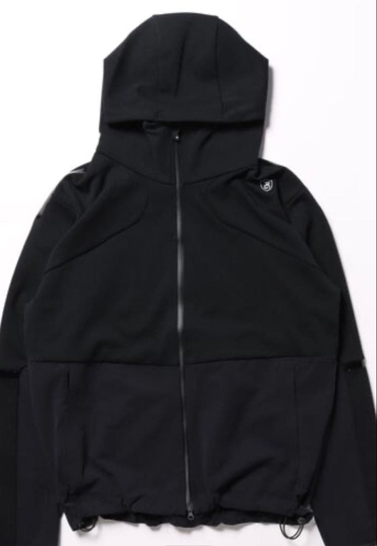 【PEARLY GATES】フルジップフーディジャケット ダークインディゴブルー PGG】【直営店舗&公式オンライン限定】ストレッチデニットフルジップ