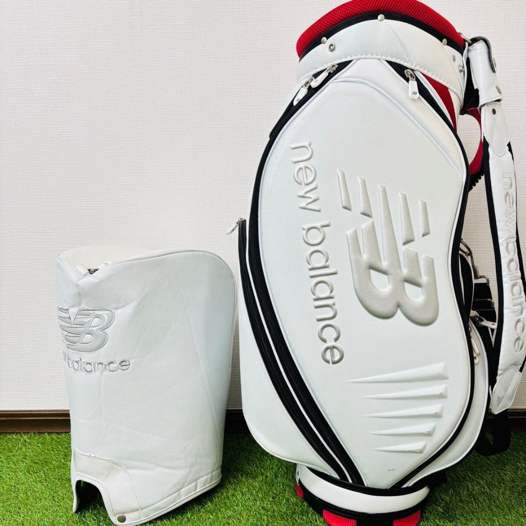 ニューバランス　キャディバッグ　メンズゴルフ　ホワイト　かっこいい　人気　白 New Balance Golf（ニューバランスゴルフ） ニューバランス ゴルフ